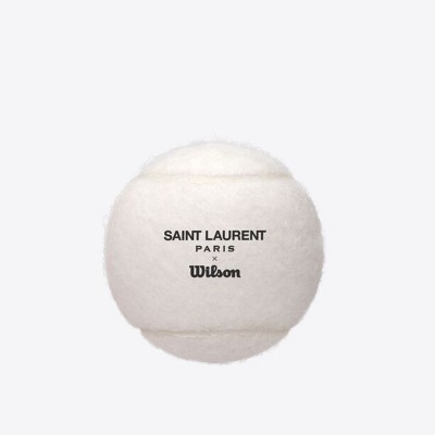 Une balle de tennis YSL définit des cadeaux d'entreprise avec le logo de l'entreprise