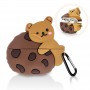 Étui Airpod en silicone mignon Cookie Bear comme articles de cadeau d'anniversaire