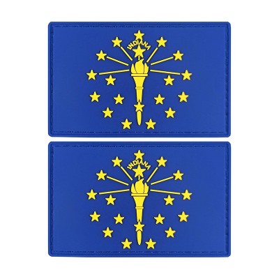 Drapeau de l'État des États-Unis Patchs Velcro en PVC personnalisés Articles cadeaux en ligne