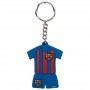 Porte-clés en caoutchouc pour maillot de football de Barcelone, articles uniques en gros à vendre