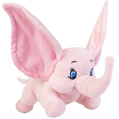 Animal en peluche d'éléphant rose personnalisé, cadeaux de vacances pour enfants