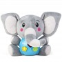 Cadeau de Noël personnalisé de jouet d'éléphant de peluche de bébé pour des enfants