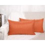 Housses de coussin orange à faible coût, taies d'oreiller personnalisées King Size