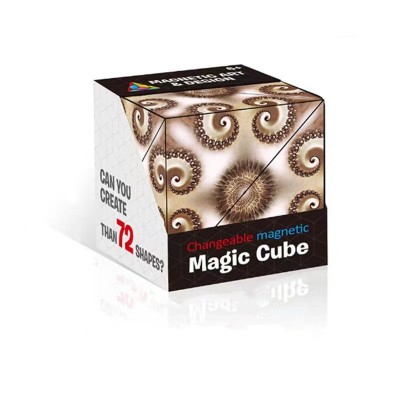 Personnalisation engageante : conception de cube Shashibo, magie magnétique et plaisir Fidget