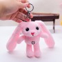 Porte-clés personnalisé en peluche Lapin Porte-clés personnalisé Lapin en peluche