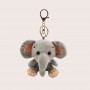 Porte-clés personnalisé en peluche Mini Éléphant Porte-clés personnalisé Éléphant en peluche