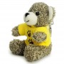 Porte-clés personnalisé en peluche ours en peluche Porte-clés personnalisé en peluche ours en peluche