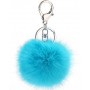 Porte-clés personnalisé fausse fourrure Porte-clés personnalisé pompon