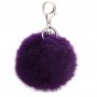 Porte-clés personnalisé fausse fourrure Porte-clés personnalisé pompon