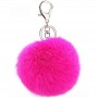 Porte-clés personnalisé fausse fourrure Porte-clés personnalisé pompon