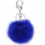 Porte-clés personnalisé fausse fourrure Porte-clés personnalisé pompon