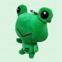 Porte-clés personnalisé en peluche grenouille