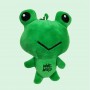 Porte-clés personnalisé en peluche grenouille