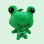 Porte-clés personnalisé en peluche grenouille