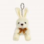 Porte-clés personnalisé en peluche lapin