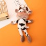 Porte-clés personnalisés en forme de vache. Porte-clés photo personnalisés en peluche.