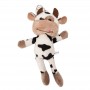 Porte-clés personnalisés en forme de vache. Porte-clés photo personnalisés en peluche.