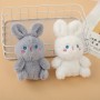 Porte-clés en forme de lapin pour bébé, articles promotionnels personnalisés en peluche