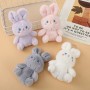 Porte-clés en forme de lapin pour bébé, articles promotionnels personnalisés en peluche