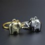 Porte-clés en métal personnalisé éléphant Porte-clés 3D personnalisé éléphant