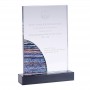 Trophée de cristal personnalisé, lettrage gratuit, plaque personnalisée autorisée