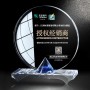 Trophées et récompenses personnalisés pour la fabrication créative de médailles de diamant bleu