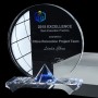 Trophées et récompenses personnalisés pour la fabrication créative de médailles de diamant bleu