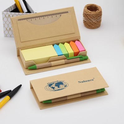 Papier kraft en gros Post it Bloc-notes avec stylo