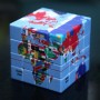 Rubik's Cube personnalisé avec photos meilleur cadeau 4 par 4 Rubik's Cube pour les enfants de la famille d'affaires