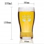 Tasse en verre d'impression de style coréen en gros IPA Pearson Craft Beer Mugs