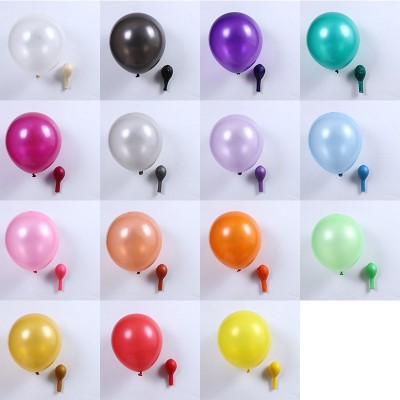 Décorations de ballons de couleur Latex de 5 pouces pour mariage et fête prénatale