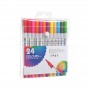 Ensemble de stylos aquarelle solubles dans l'eau, 12 couleurs, peinture de remplissage, stylo aquarelle