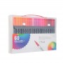 Ensemble de stylos aquarelle solubles dans l'eau, 12 couleurs, peinture de remplissage, stylo aquarelle