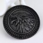 Badge en alliage tête de loup tête de Dragon, Badge rétro personnalisé