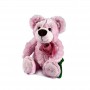 Peluche ours en peluche avec fleur Disponible en 3 couleurs