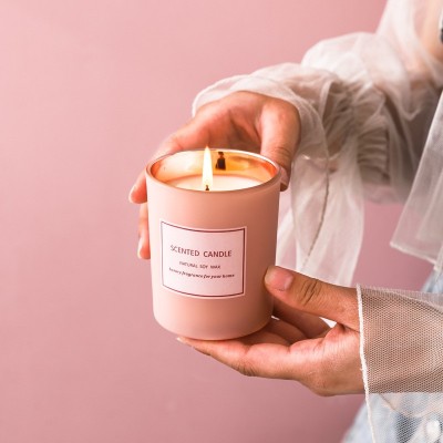 Bougie parfumée d'aromathérapie apaisante pour les personnes, soulagement du stress, méditation