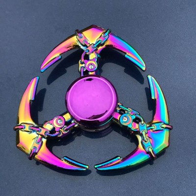 Fidget Spinner en métal personnalisé, jouet personnalisé pour adultes et enfants autistes, roulement de décompression, vente en 