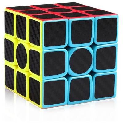 Le Speed ​​Cube 3x3 en carbone résistant et durable améliore la mémoire des enfants