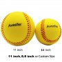 Balles de baseball souples avec logo personnalisé pour enfants, balles d'entraînement pour joueurs adolescents