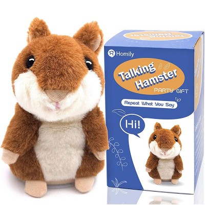 Hamster parlant électronique mignon personnalisé en peluche interactif pour les enfants