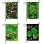 Drapeaux verts personnalisés pour drapeaux de jardin personnalisés