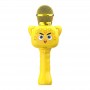 Microphone personnalisé jaune Bluetooth 5 en 1 au design de dessin animé mignon