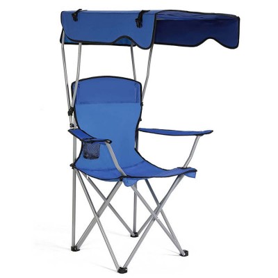 Chaise de plage personnalisée avec auvent, chaise pliante confortable