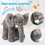 Jouet éléphant mignon de taille moyenne, 11.4 pouces, Animal en peluche pour enfants