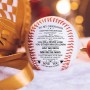 Cadeau de Noël Décoration Baseball Baseball inspirant personnalisé