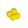 TOYARD Lot de 4 balles de baseball en mousse jaune pour entraînement des enfants et des jeunes joueurs