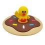 Cadeau pour enfants Super mignon canard en caoutchouc PVC meilleurs ornements de bureau