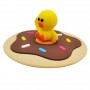 Cadeau pour enfants Super mignon canard en caoutchouc PVC meilleurs ornements de bureau