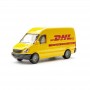 Modèle jaune de camion d'expédition DHL pour cadeau de Collection Promo Express Dhl