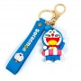 Adorable Doraemon porte-clés en caoutchouc personnalisé petit cadeau promotionnel porte-clés en PVC personnalisé